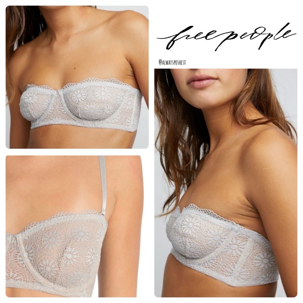 Free People starla underwire bra skies